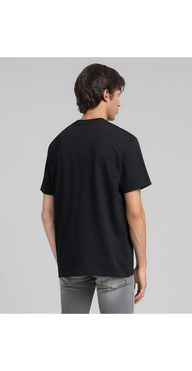 リラックスフィット Ｒロゴ ヘビーコットンジャ－ジーTシャツ 詳細画像